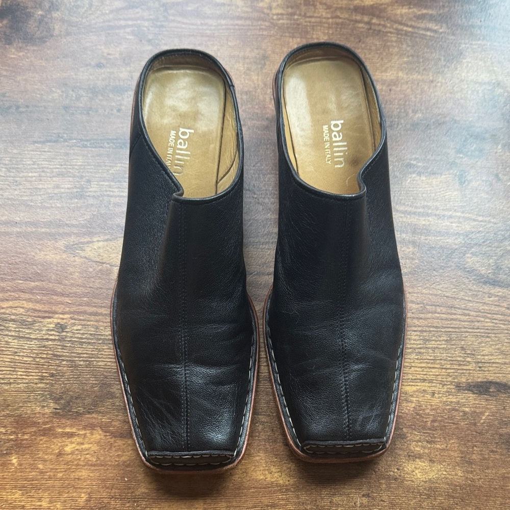Black Leather Men's Shoes